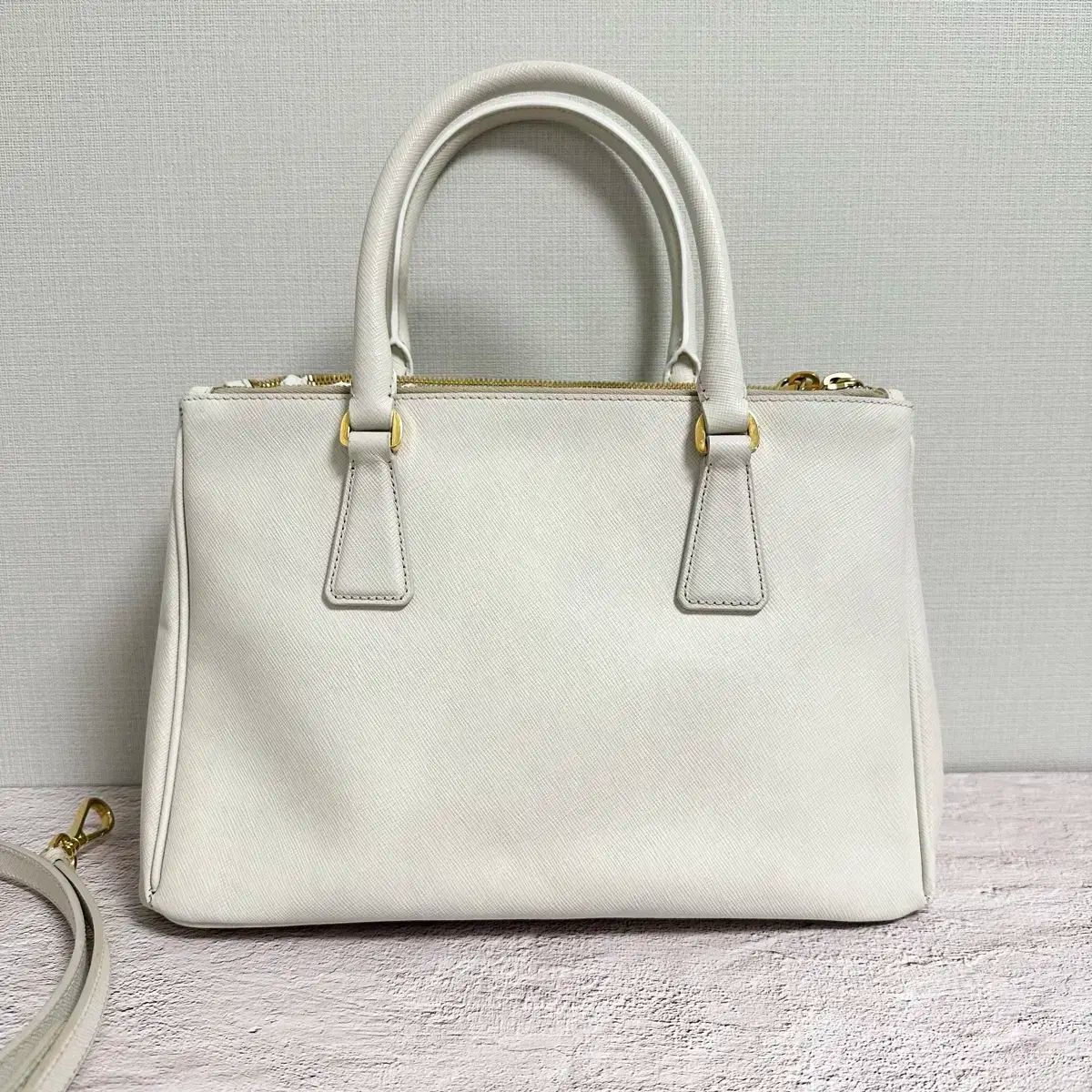 M プラダ サフィアーノ ギャレリア トートバッグ ショルダーバッグ