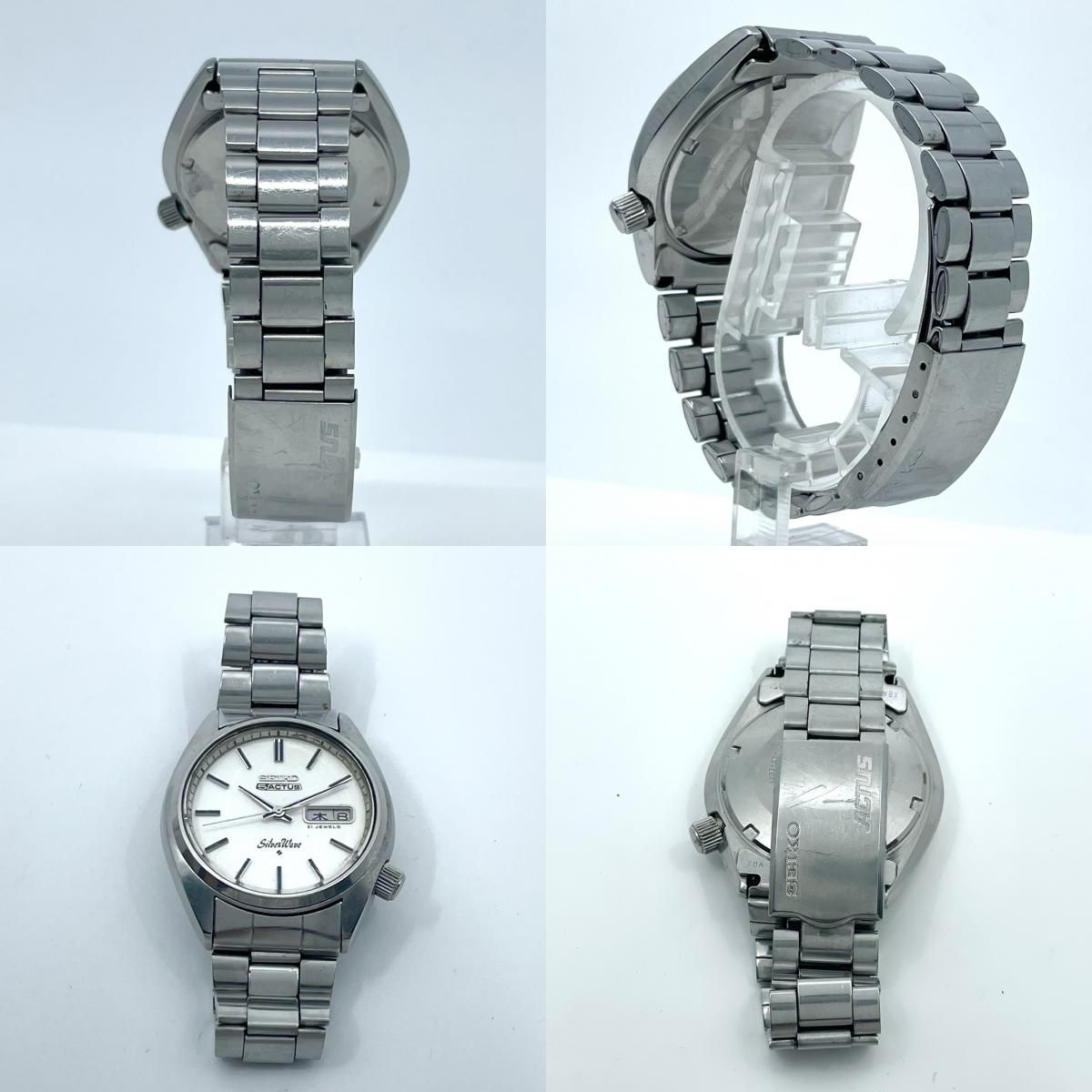 稼働品／ビンテージ】セイコー 5アクタス シルバーウェーブ 6306-8000