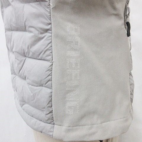  ブリーフィング BRIEFING ゴルフ スポーツウエア ベスト ダウンベスト ストレッチ ジップアップ スタンド グレー 白 ホワイト M ベスト レディースウェア