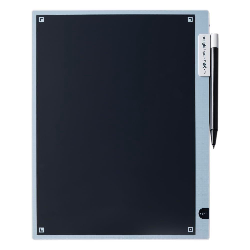 キングジム ブギーボード ＢＢ １９ グレー 電子メモパッド デジタルメモ 約13インチ 書き心地滑らか ワンタッチ消去 電池交換可 BB-19-GY