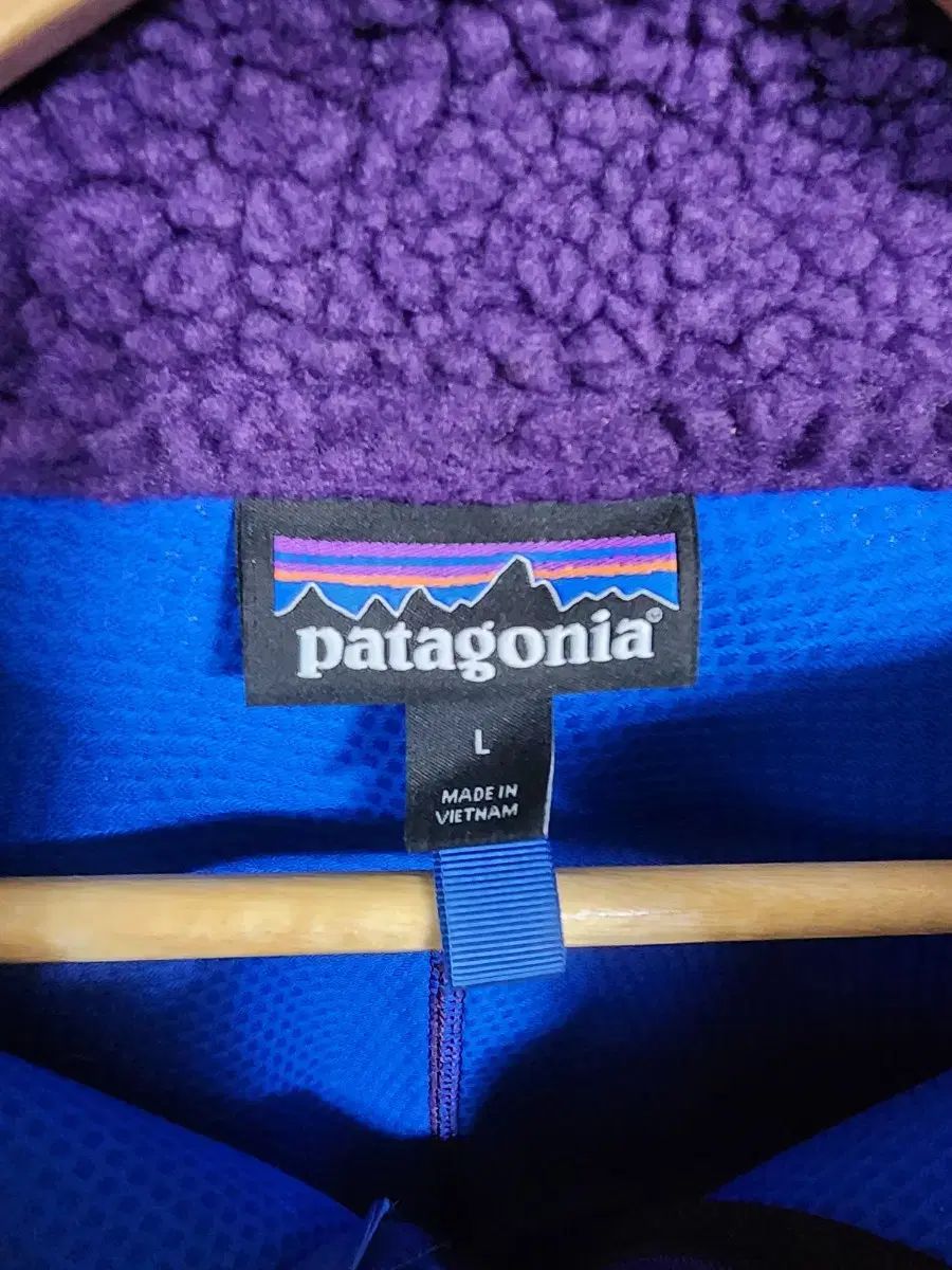 パタゴニア パープル ブルー フリース プルオーバー