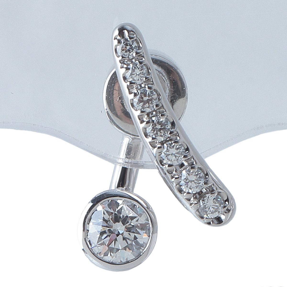 小寺智子 ダイヤ ピアス シューティングスター 0.35ct Pt900 箱 新品