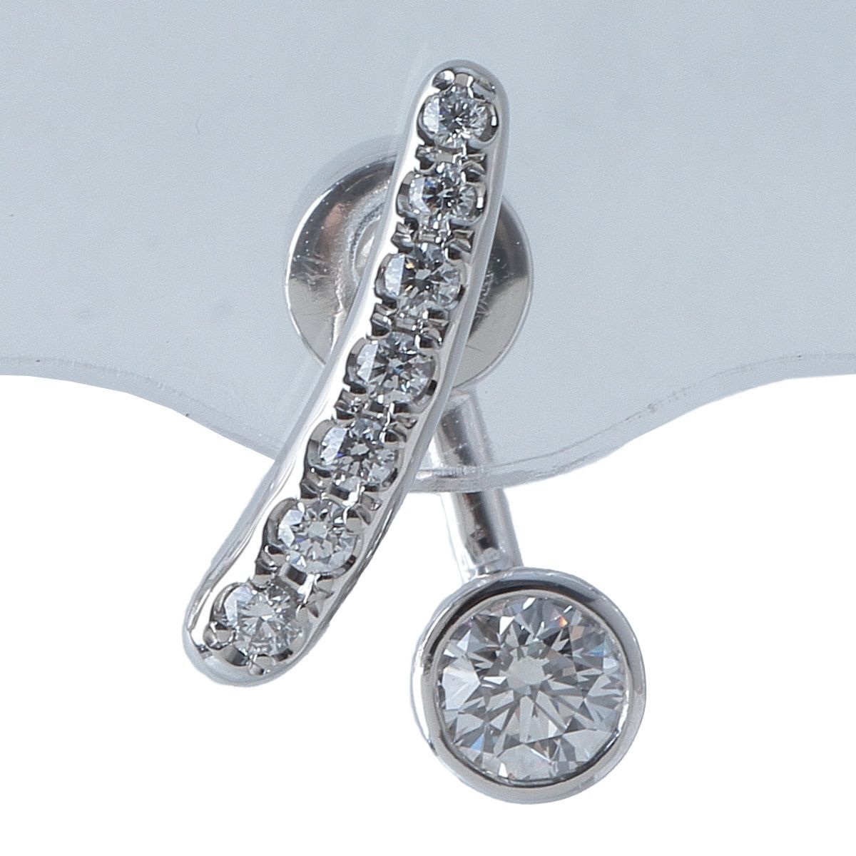 小寺智子 ダイヤ ピアス シューティングスター 0.35ct Pt900 箱 新品