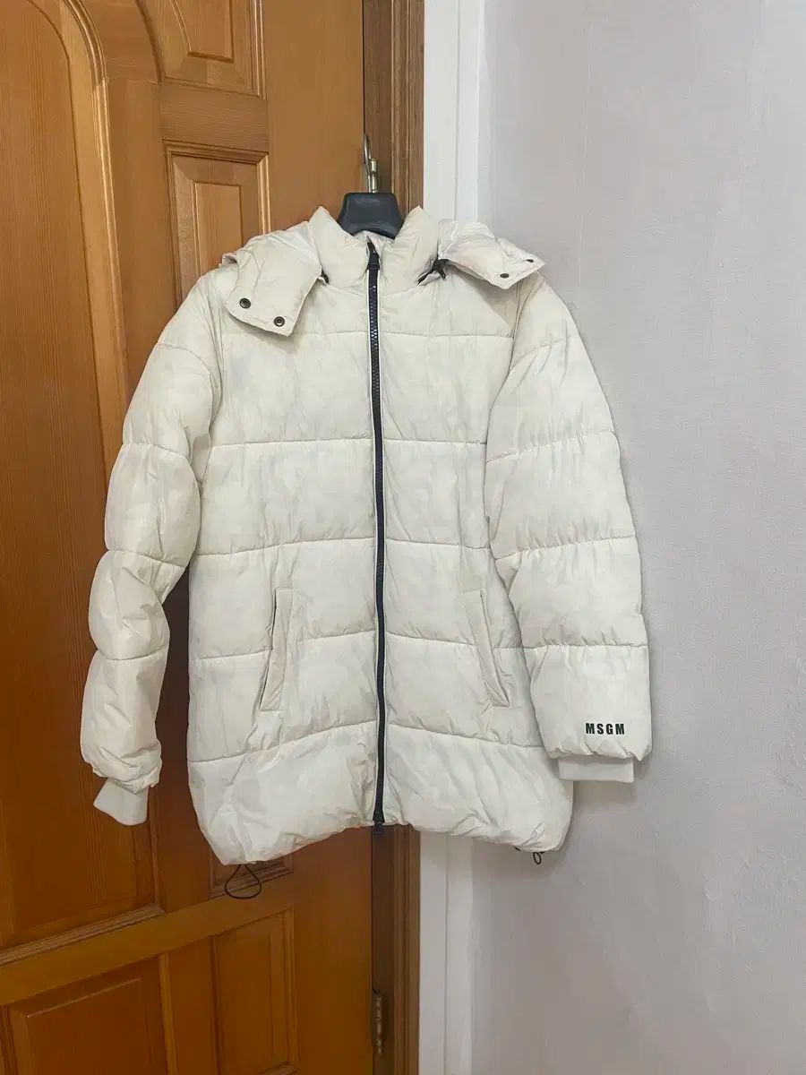 MSGM キッズ アイボリー ダウン 14 y