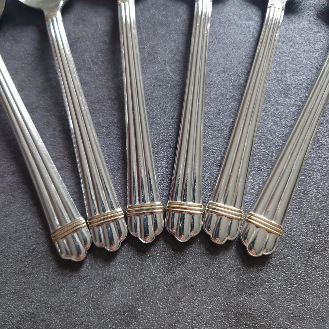 格安 希少 クリストフル アリアゴールドリング コーヒースプーン 6点