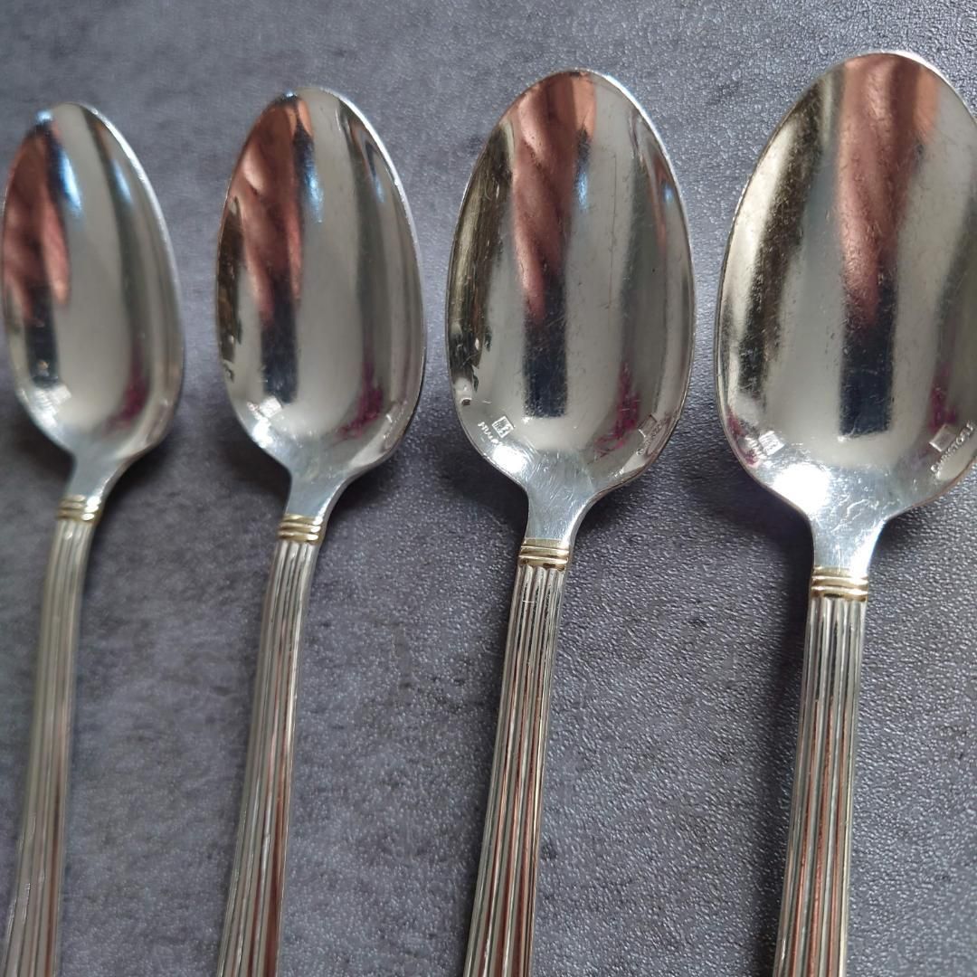 格安 希少 クリストフル アリアゴールドリング コーヒースプーン 6点