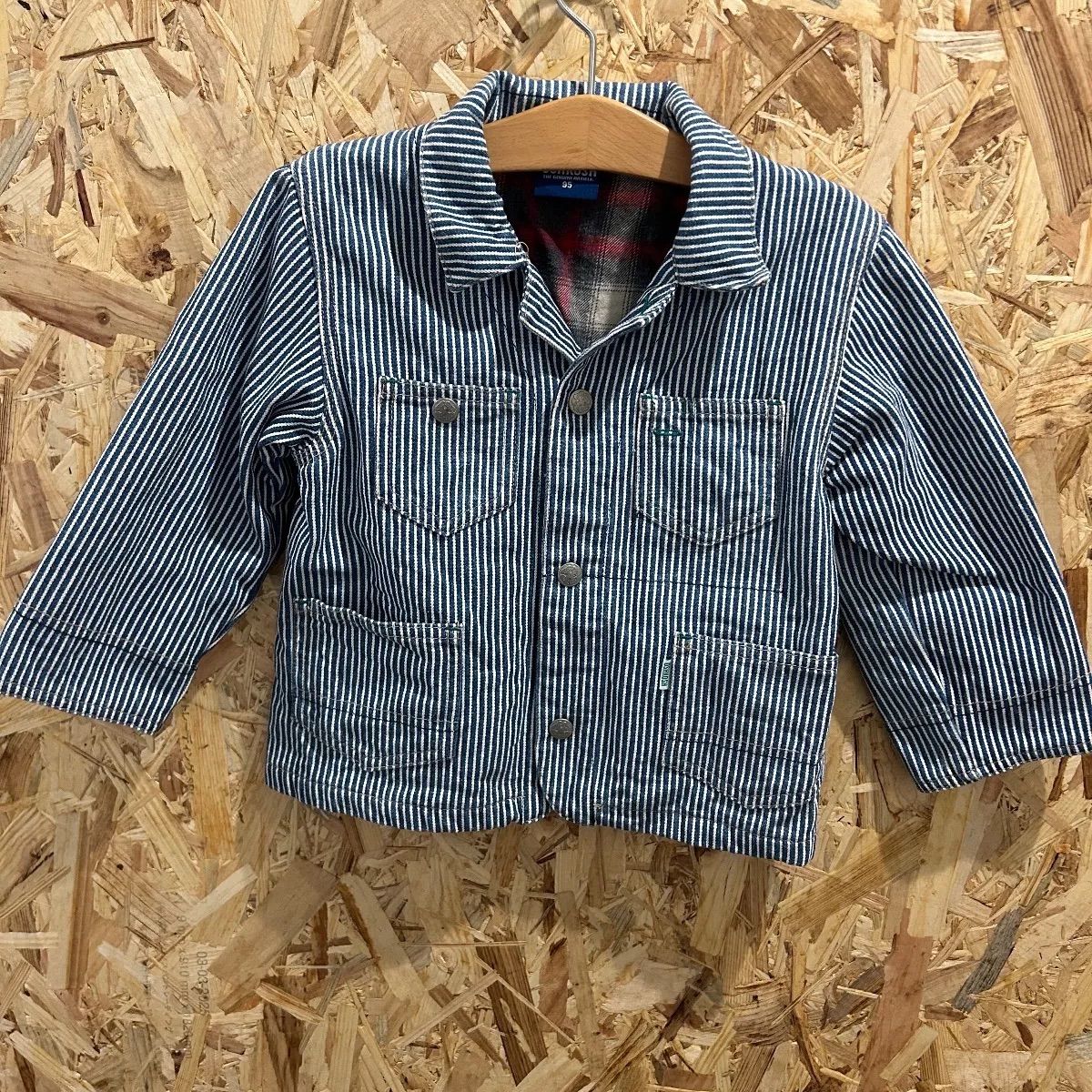 OshKosh オシュコシュ ヒッコリー カバーオール 100㎝ 男女兼用 キッズ