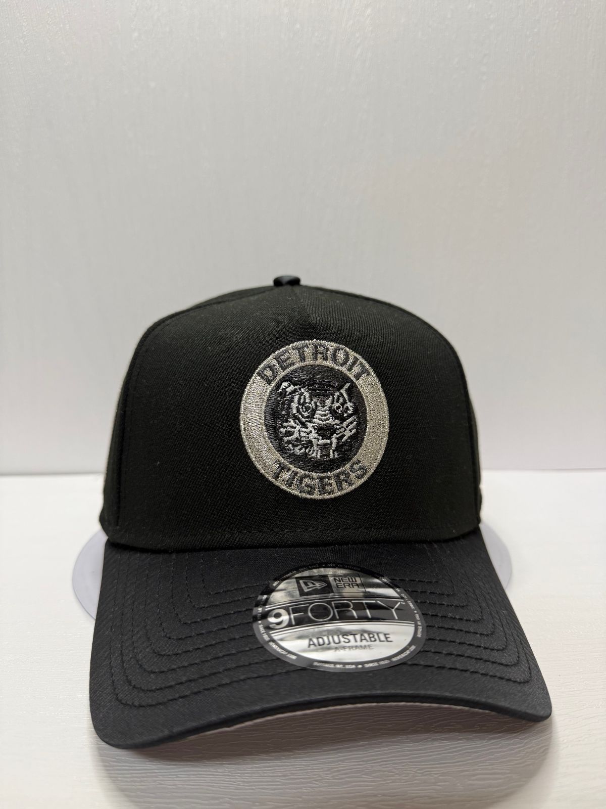 Newera デトロイトタイガース 50thアニバーサリー 9forty A-FRAME スナップバックキャップ ブラック