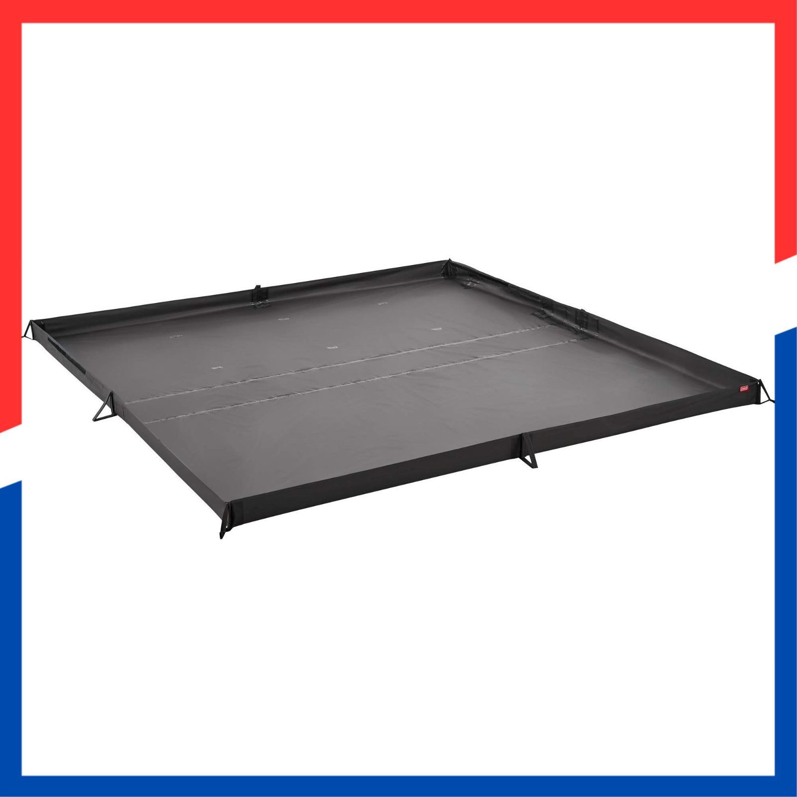 耐水 防水 厚手 お座敷スタイル タープ テント キャンプ アウトドア ブラック 約300×300cm 300W リビングフロアシート シート Coleman コールマン