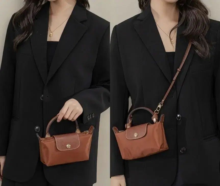 精巧な ロンシャン ミニ ポーチバッグ クロス紐 翌日発送