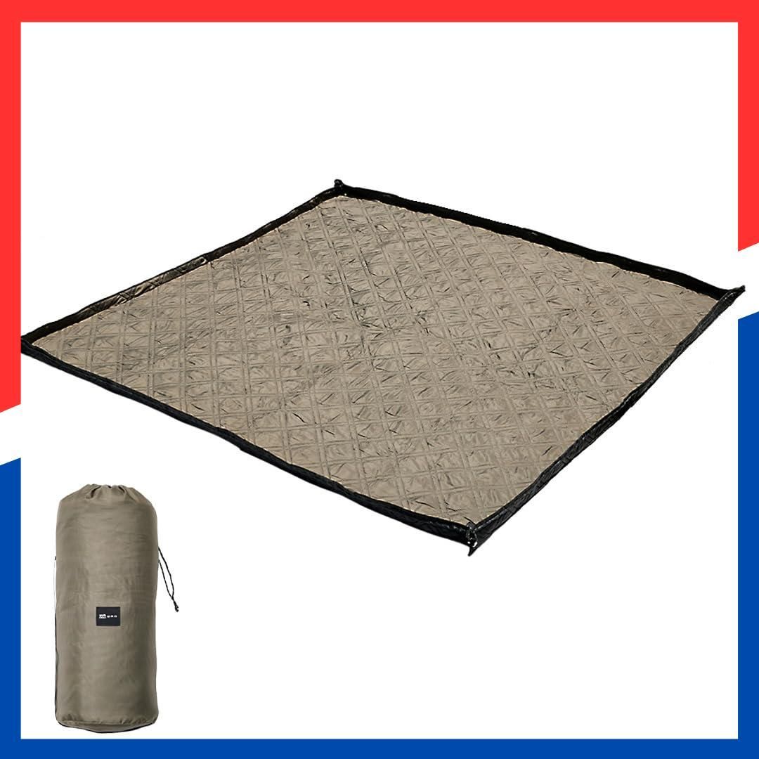 MAT レジャーシート ビッグサイズ 厚手 大判 195 cm 軽量 PICNIC 遠足 運動会 お花見 ビーチ キャンプ アウトドア BIG 子供 クッション ペグ 大きい ピクニックシート 撥水 WAQ レジャー シート 家族 ペグ穴付き