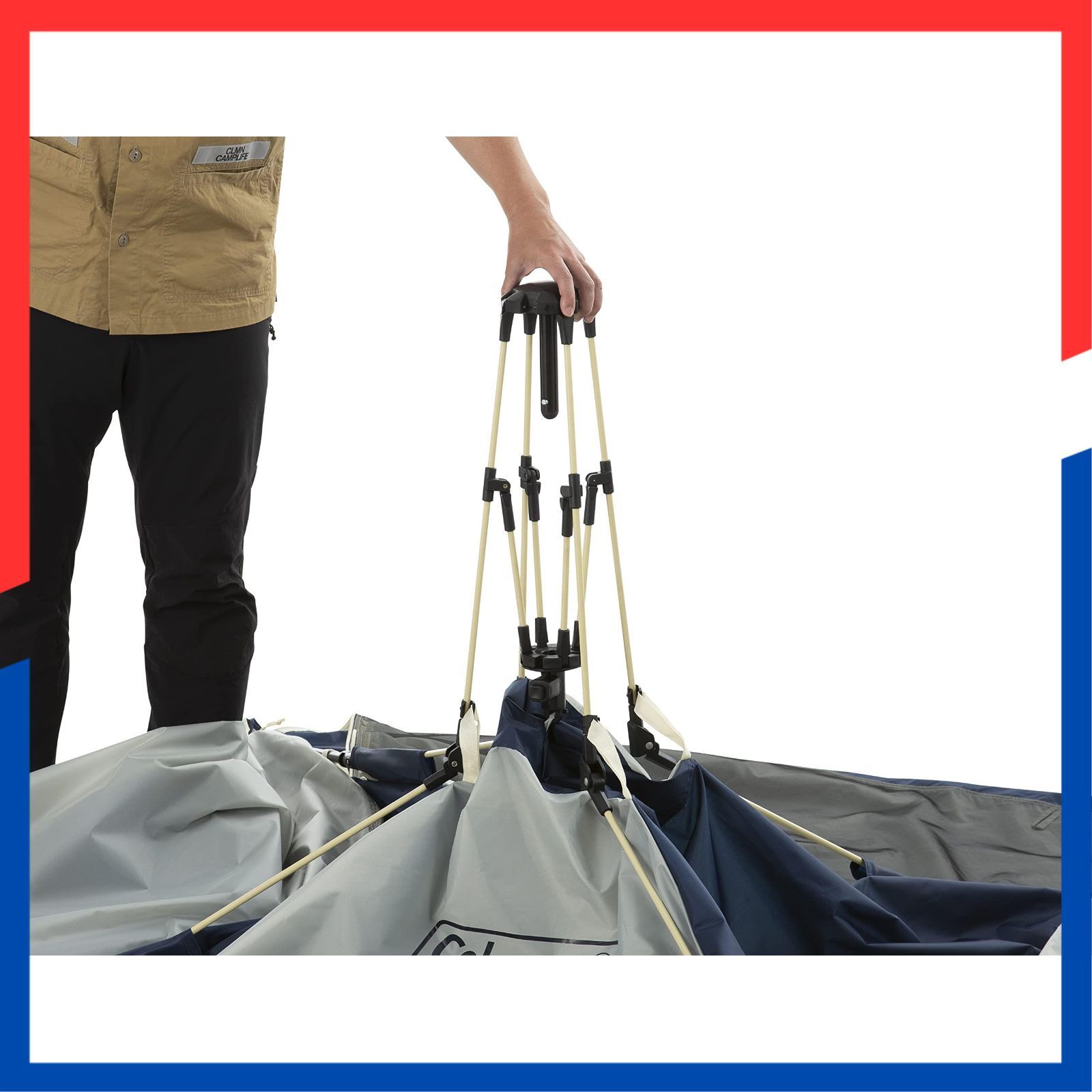 簡単設営 ワンタッチポール