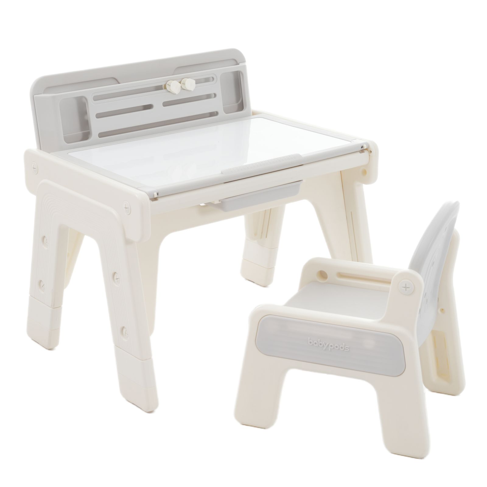 キッズデスク チェアセット 4way お絵描き机 ブロックデスク 高さ調整 天板角度調整 ブロックテーブル ホワイトボード付き 子供机セット キッズチェア プレゼント 子供用デスク 子供テーブル 子供机 学習机 キッズテーブル チェア セット 多機