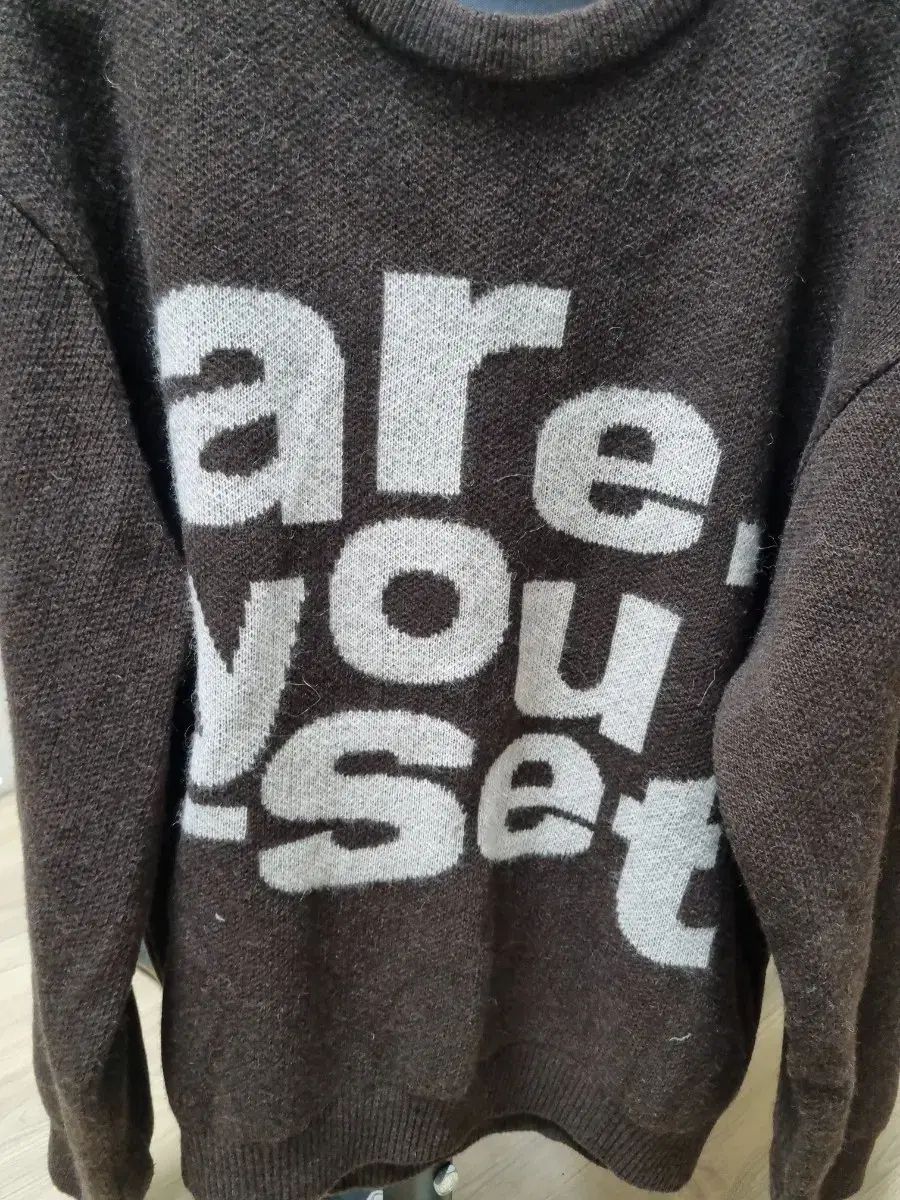 tcm ブラウン Are You Set ニット