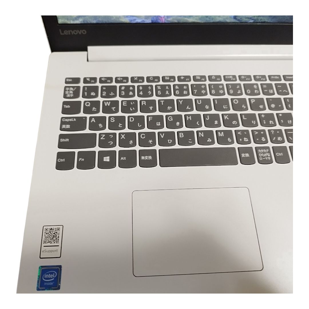 Lenovo IdeaPad 330 ホワイト アダプター付属 目立つ汚れなし タッチ