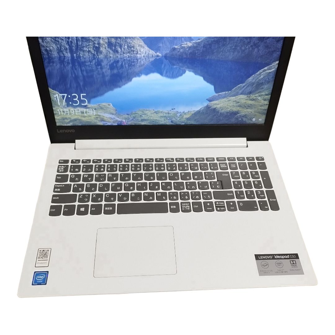Lenovo Ideapad 330 ノートパソコン　ホワイト　白 Lenovo Ideapad 330 Laptop White 15.6 Inch Windows 10 Home