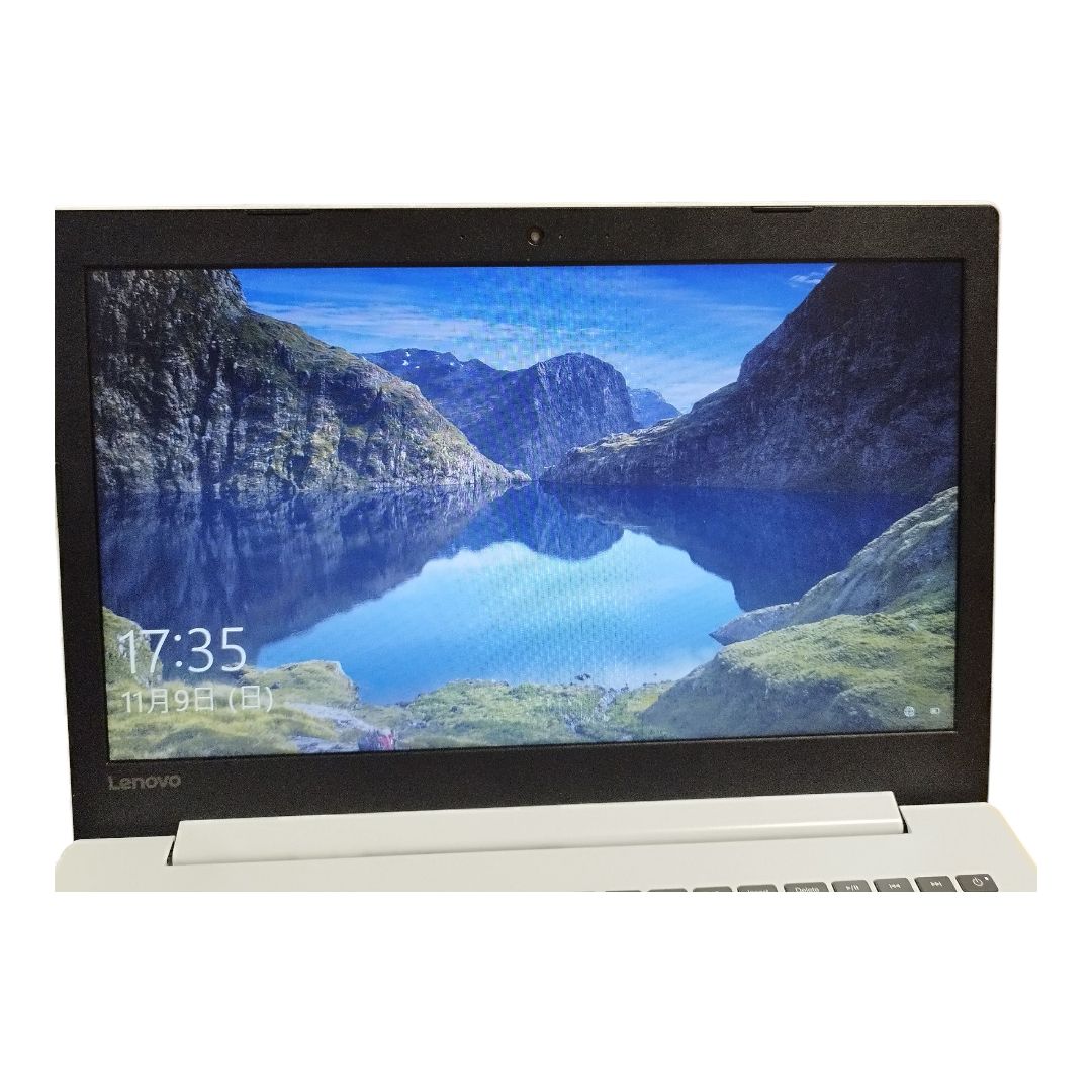 Lenovo IdeaPad 330 ホワイト アダプター付属 目立つ汚れなし タッチ