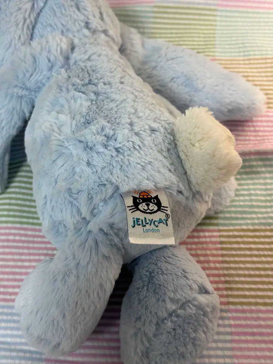 廃盤 JELLYCAT ジェリーキャット コットンキャンディ ブルー バニー M ぬいぐるみ