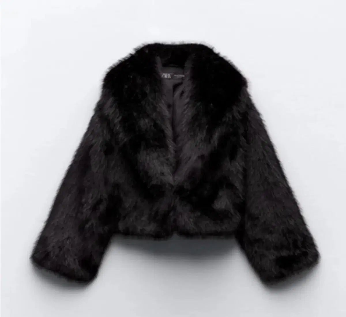 ZARA クロップド ファー ジャケット ショート ファーアウター