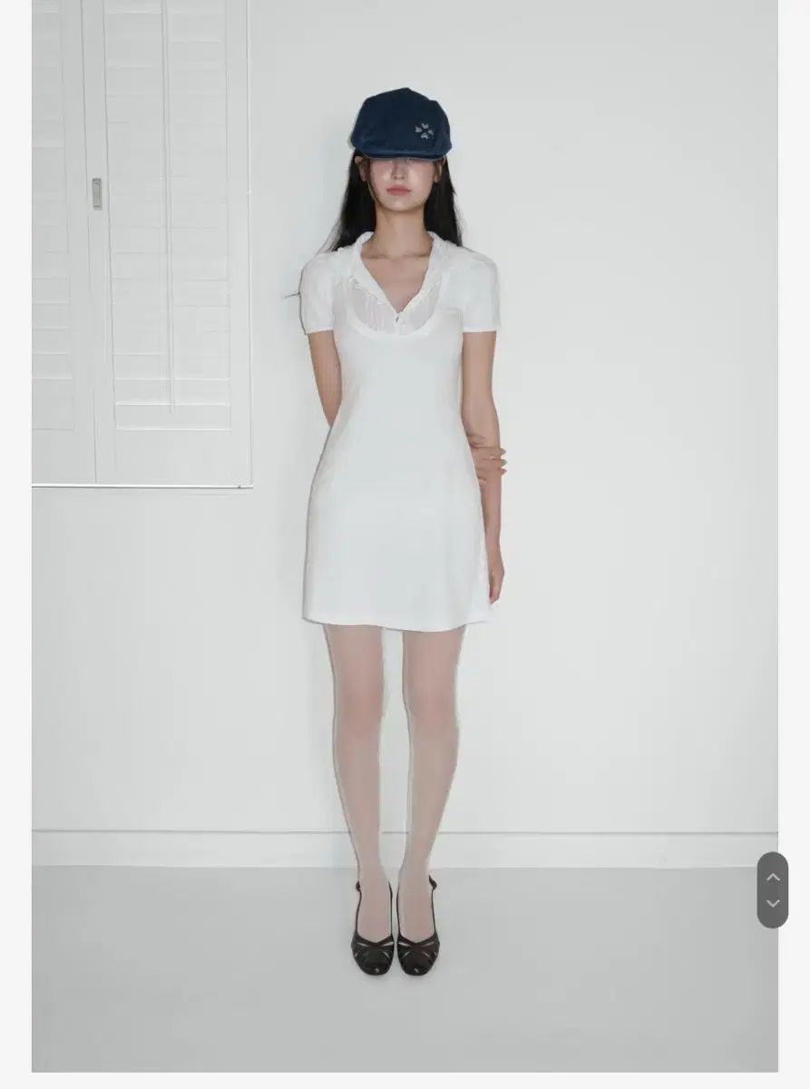 リー リウ ONE PIECE tuck blouse mini dress heupeuee R アロイ イージー