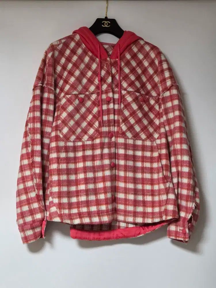 ハンサム ザストア THE STORE 20 チェック フード アウター S