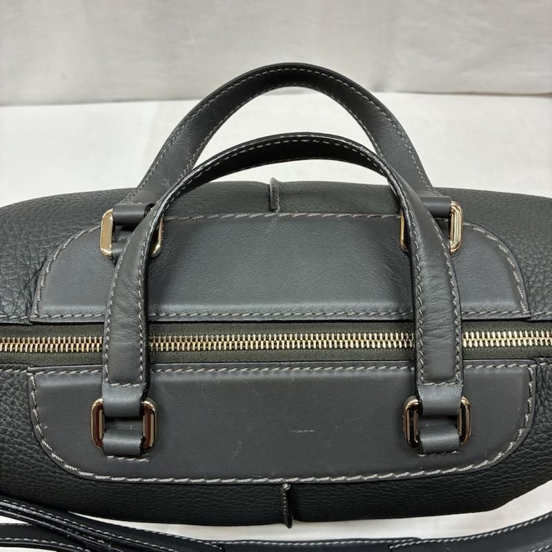 トッズ イタリア製 レザー 牛革 シボ革 オファー ハンド ショルダー