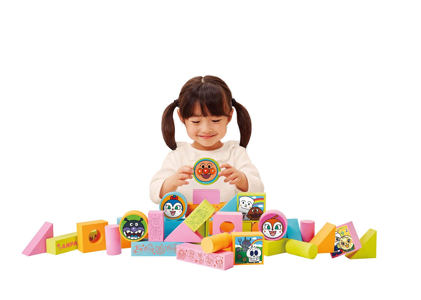 アンパンマン しずかでかるくてやわらか安全つみき