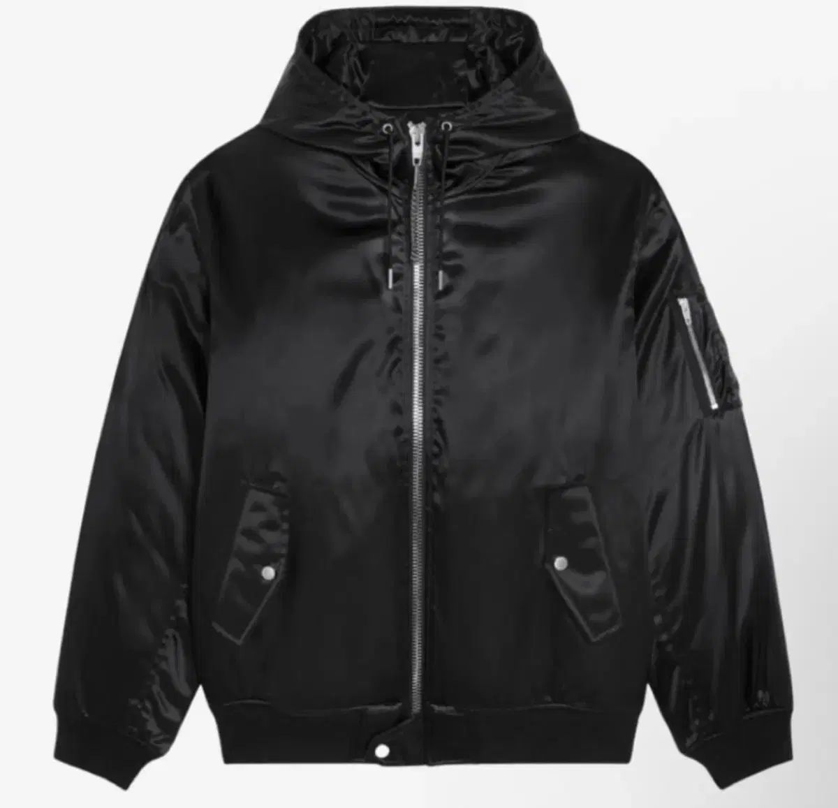 46) Celine セリーヌ バックロゴ フード ブルゾン ma-1 - メルカリ