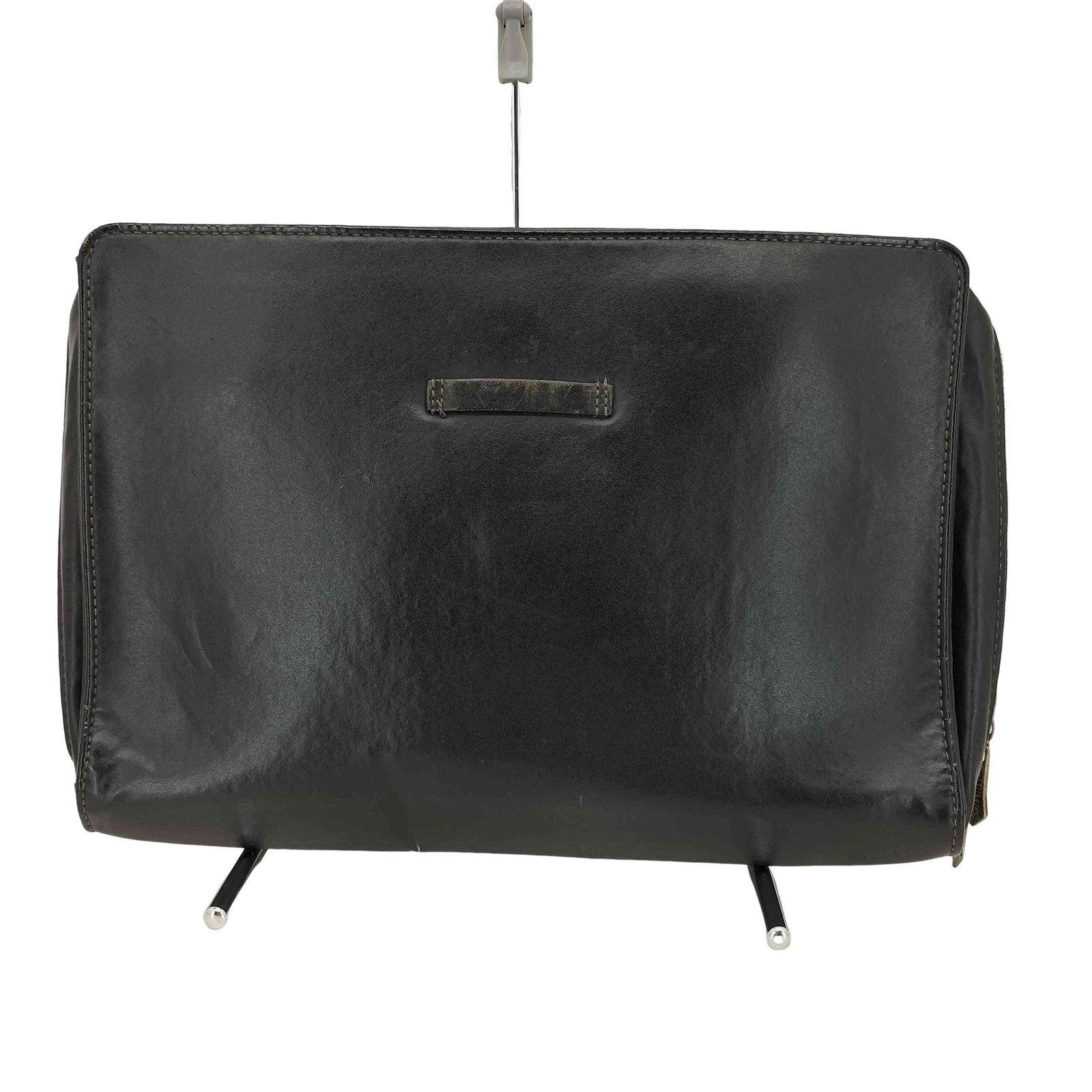 ジャンポールゴルチエ Jean Paul GAULTIER 90s ラウンドジッパー レザークラッチバッグ Archive メンズ 表記無