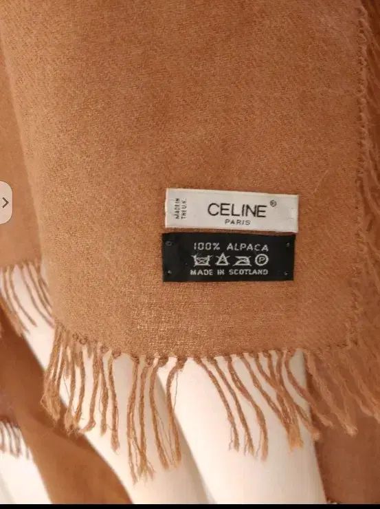 Celine セリーヌ アルパカ 大きなショール スカーフ マフラー