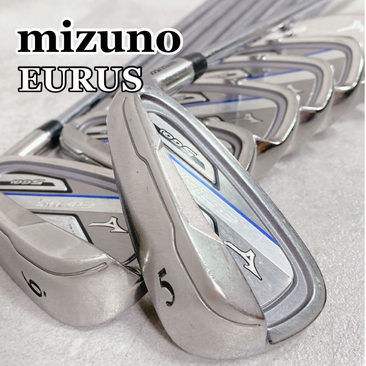 V 090 MIZUNO ミズノ EURUS 5 GO メンズ ゴルフ クラブ アイアン セット i-PW 50° 55° 8本 UNIフレックス