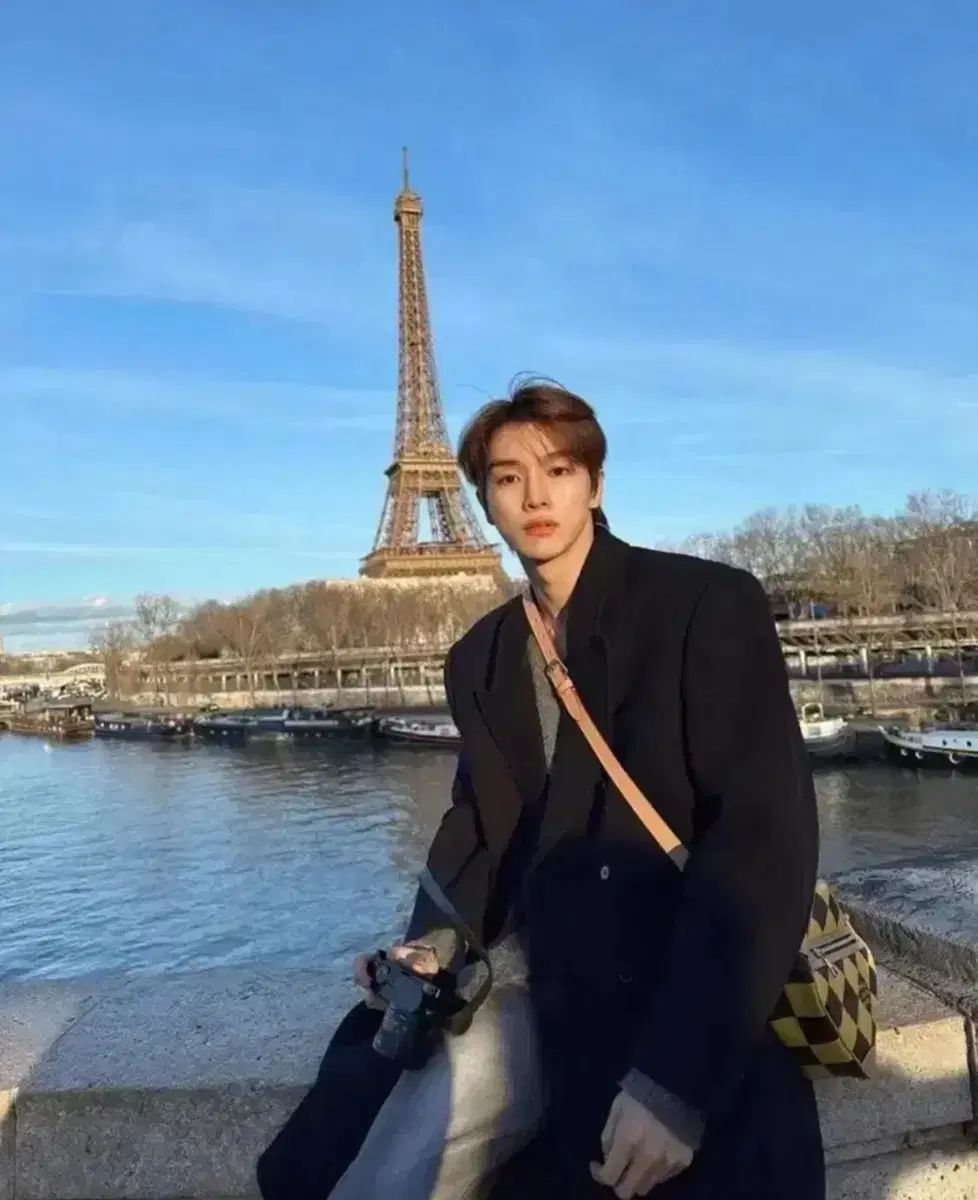 23FW RECTO ロバー フェルト ダブル ロング コート ネイビー