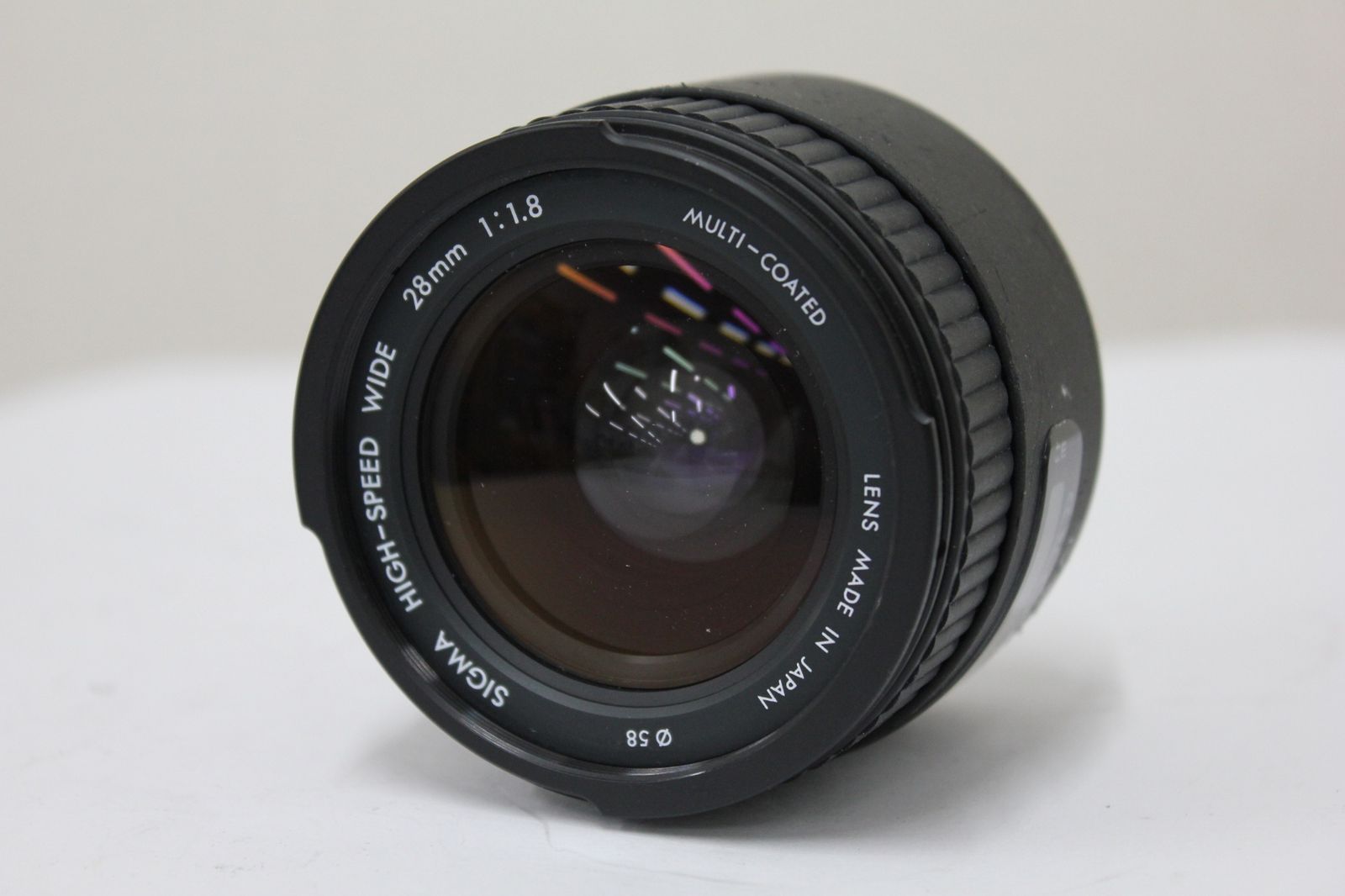 返品保証 シグマ Sigma ASPHERICAL HIGH-SPEED WIDE 28mm F1.8 ミノルタマウント レンズ e3665