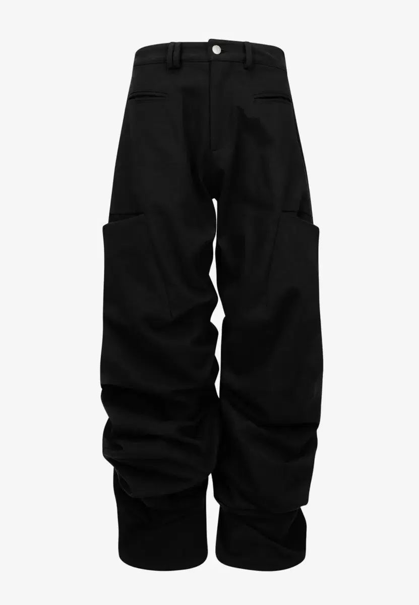 NACHE ナチェ ピンタック ワイド パンツ ブラック