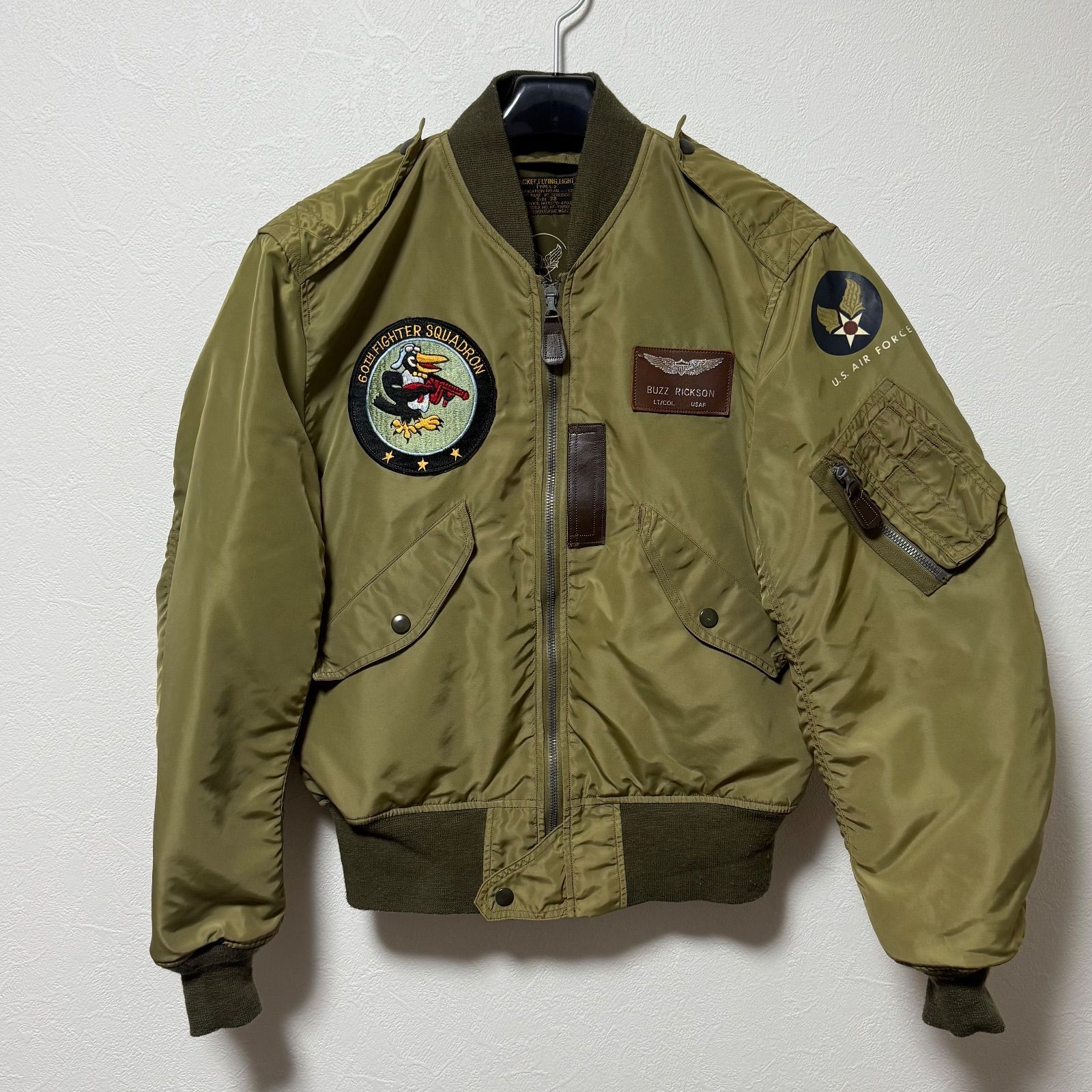 【訳あり美品】BUZZ RICKSON'S L-2 フライトジャケット M 楽天市場】バズリクソンズ Buzz Rickson's William Gibson Black A-2