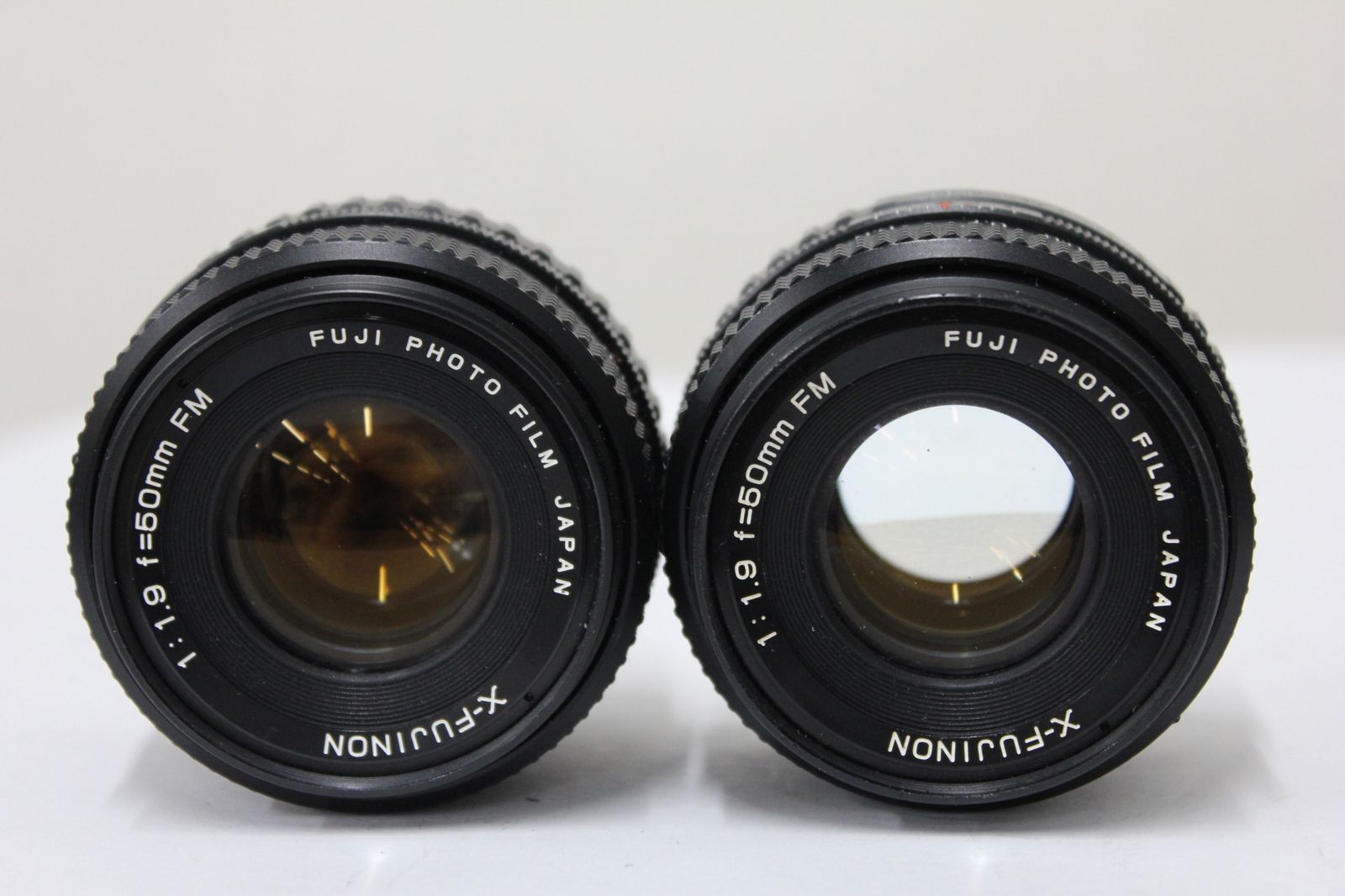 返品保証 2点まとめ フジフィルム Fujifilm X-FUJINON 50mm F1.9 FM レンズ e3669