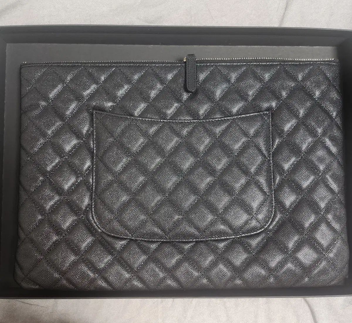  シャネル キャビア クラッチバッグ ラージ クラッチバッグ バッグ