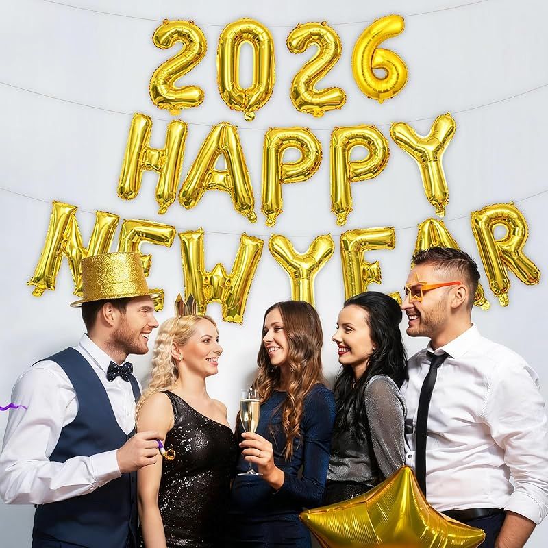 新品】 seimeinoki Happy new year 2026 風船 バルーン セット