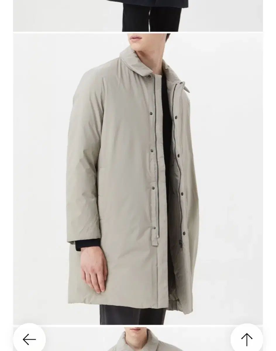 100 ZIOZIA ジオジア メンズ グースダウン ダウンコート