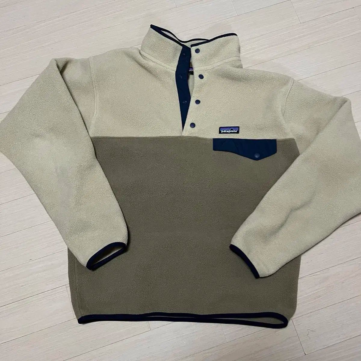 パタゴニア Synchilla シンチラ ヴィンテージ アッシュタン ベージュ M