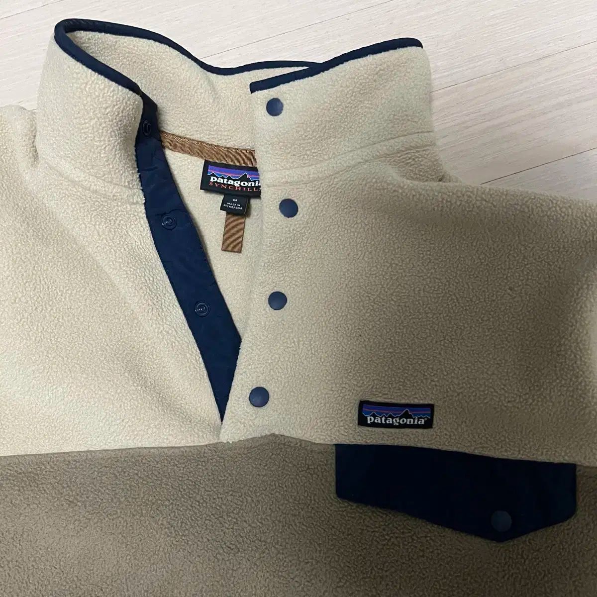 パタゴニア Synchilla シンチラ ヴィンテージ アッシュタン ベージュ M