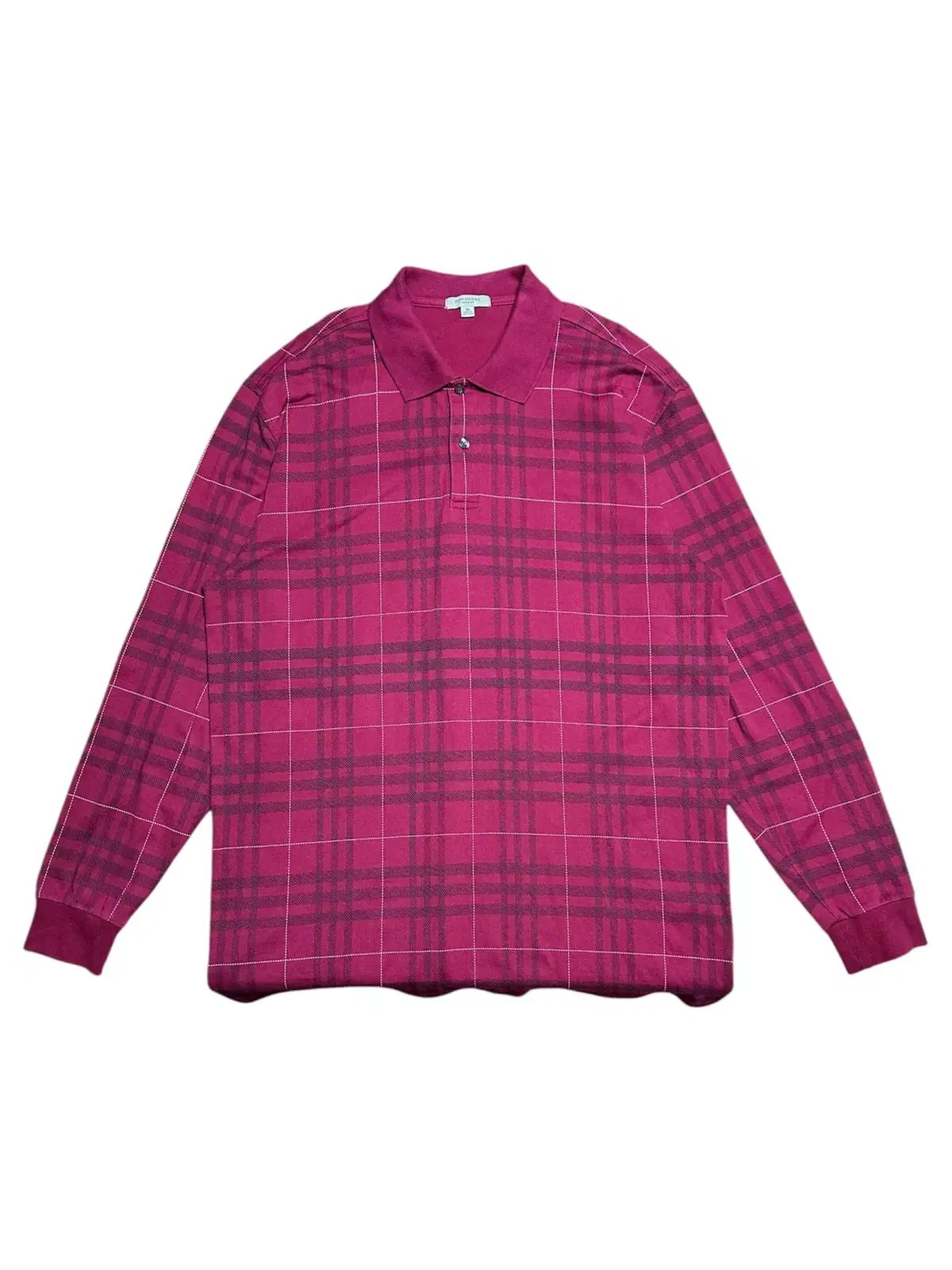 バーバリー ロンドン チェック PKTシャツ XL