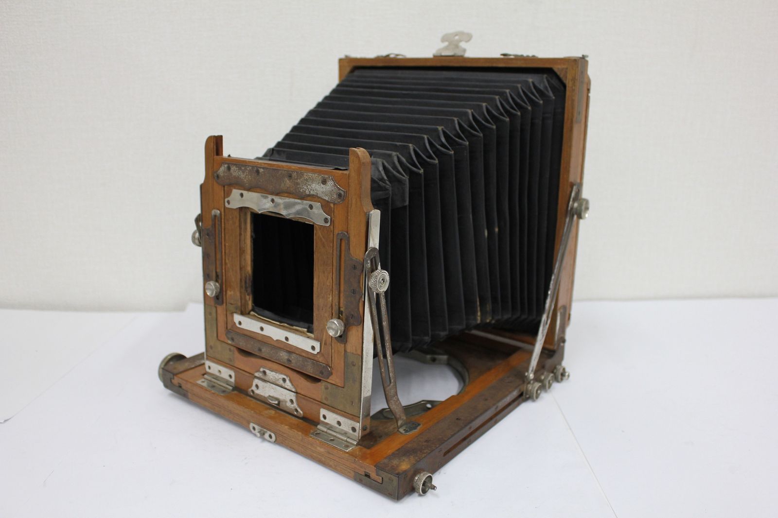 返品保証 ブランド不明 木製大判フレーム e3681