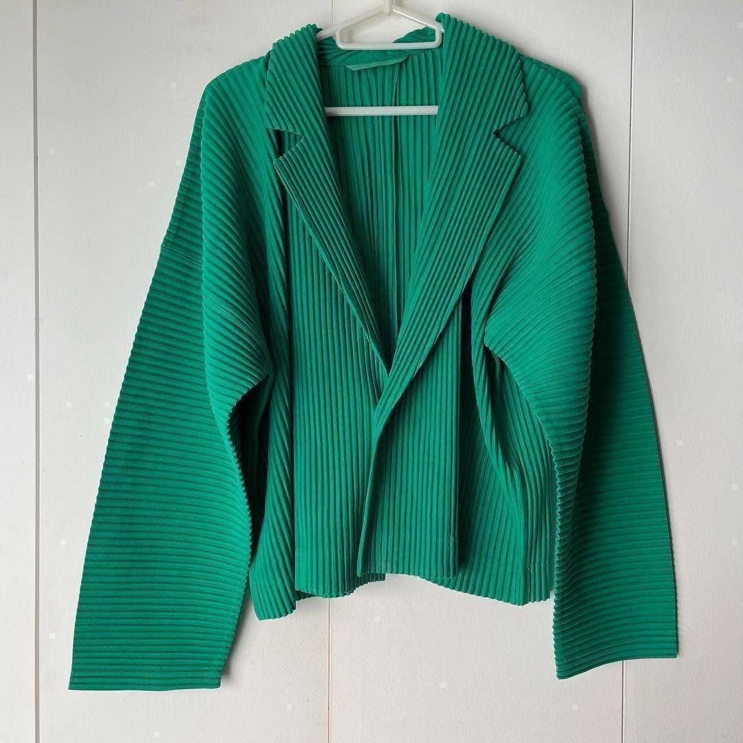 イッセイミヤケファット プリーツテーラードジャケット 7 イッセイミヤケ ISSEY MIYAKE ジャケット アウター テーラード