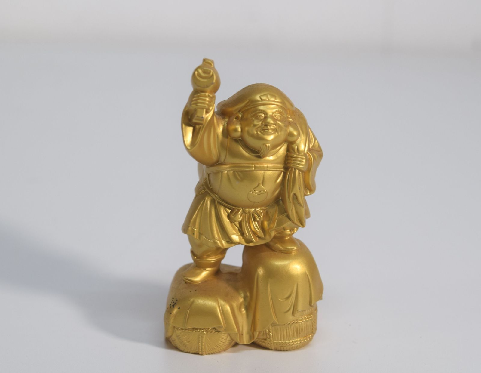 ◇24◇ 開運☆吉祥七福神セット☆純金メッキ 牧田秀雲作 国産品 高岡