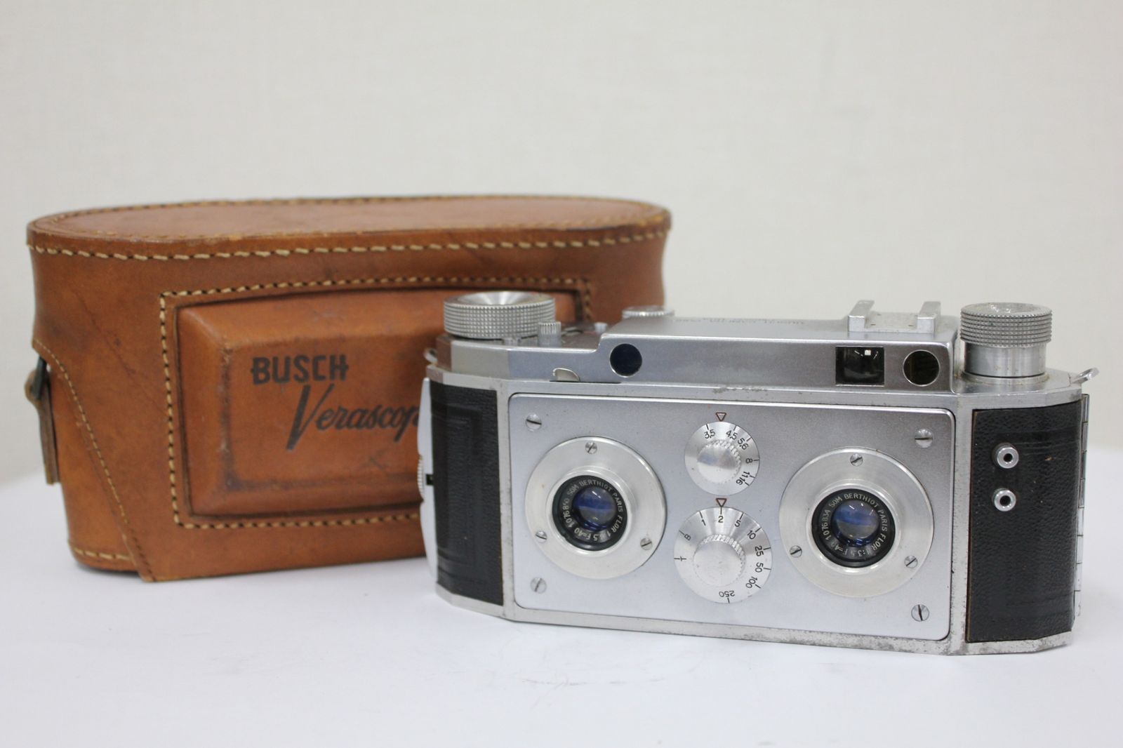 Jules Richard Busch Camera SOM Berthiot 40 mm F 3 5 ステレオカメラ e 3686