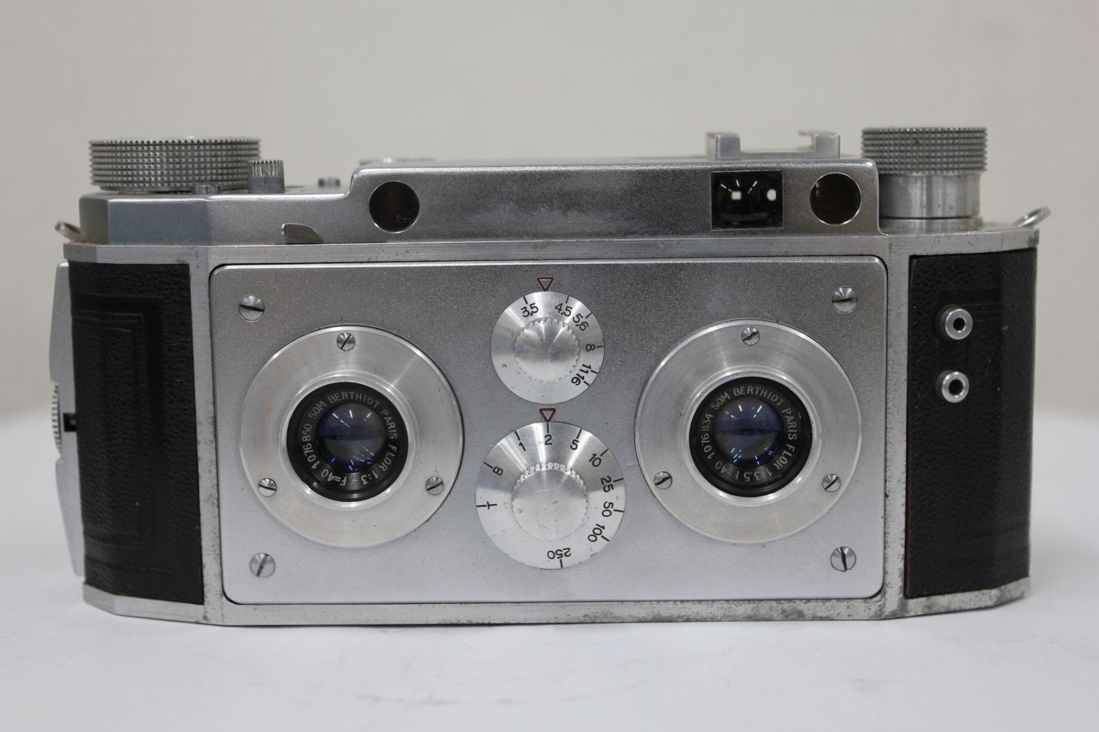 返品保証 Jules Richard Busch Camera SOM Berthiot 40mm F3.5 ステレオカメラ e3686