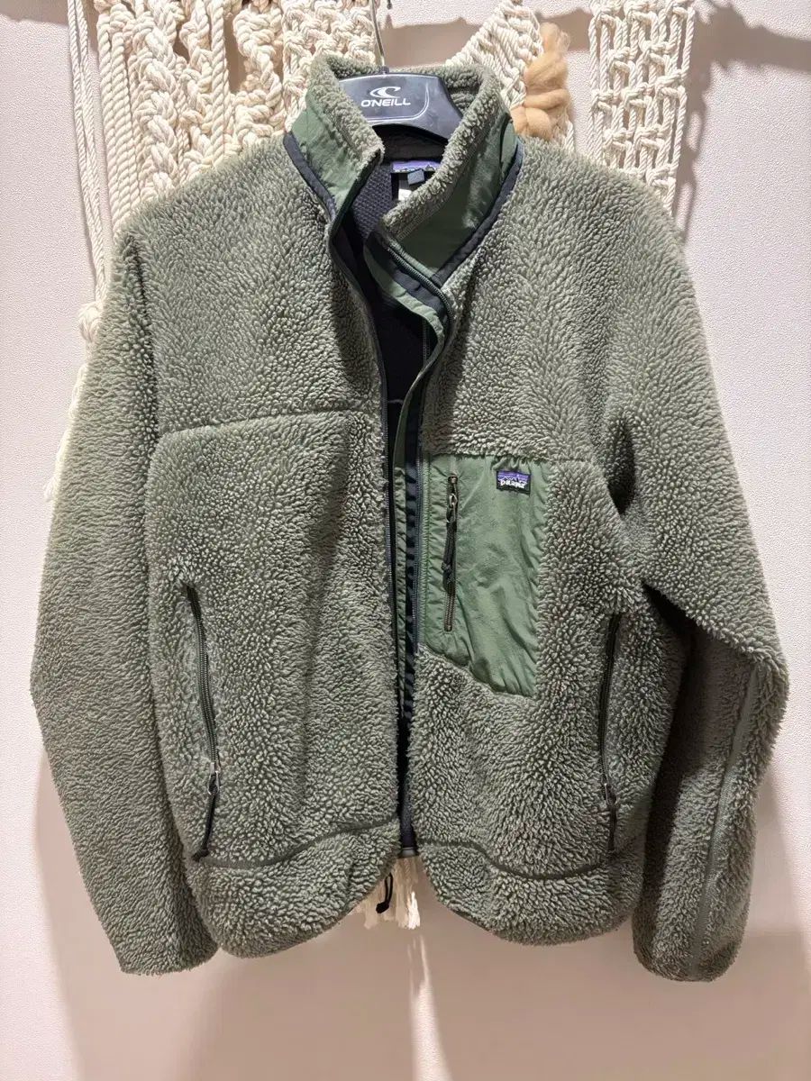 パタゴニア レトロX オリーブ グリーン L