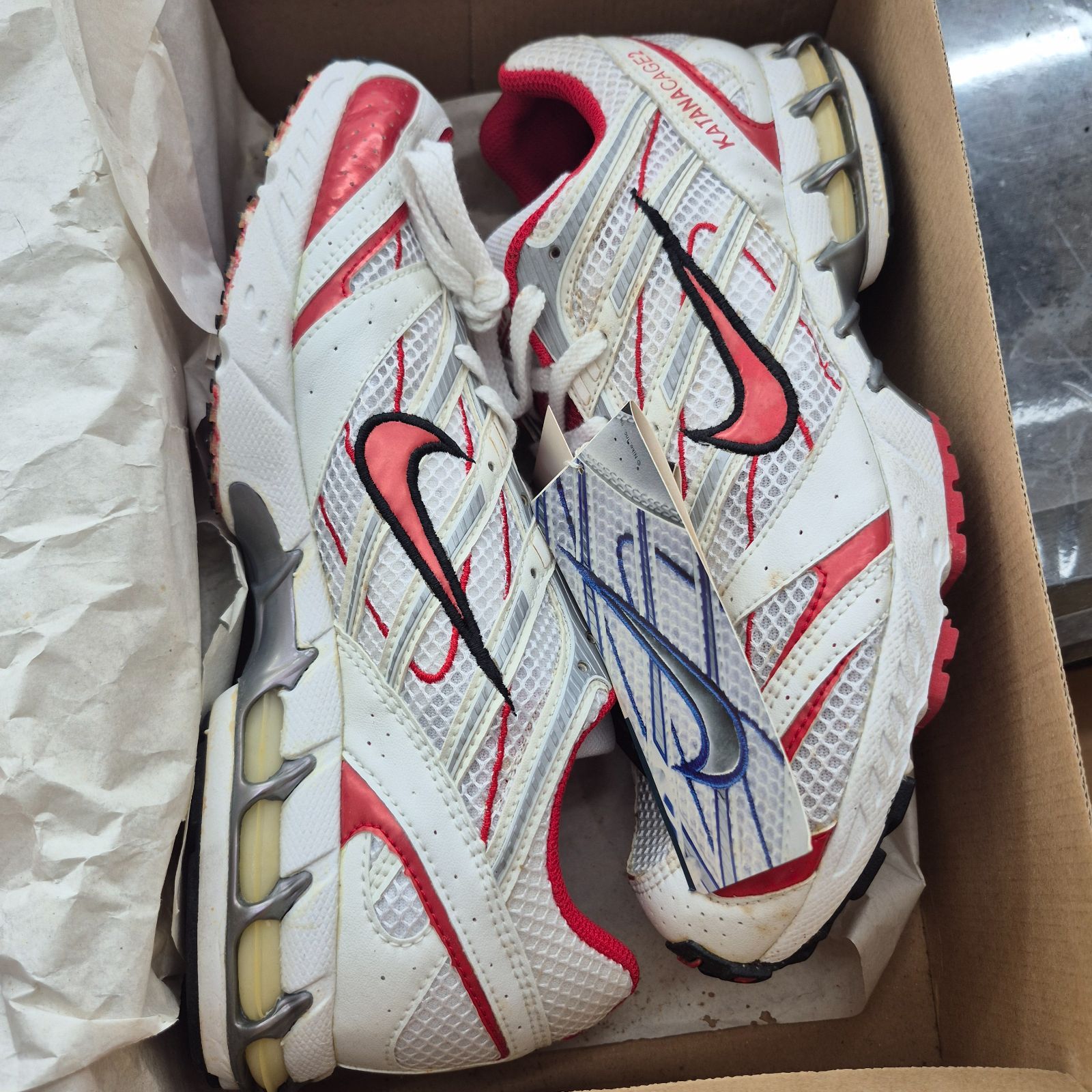 11 15 までNIKE製品ラスト 2006 NIKE AIR ZOOM KATANA CAGE Ⅱ WIDE 314201-161 US8.5