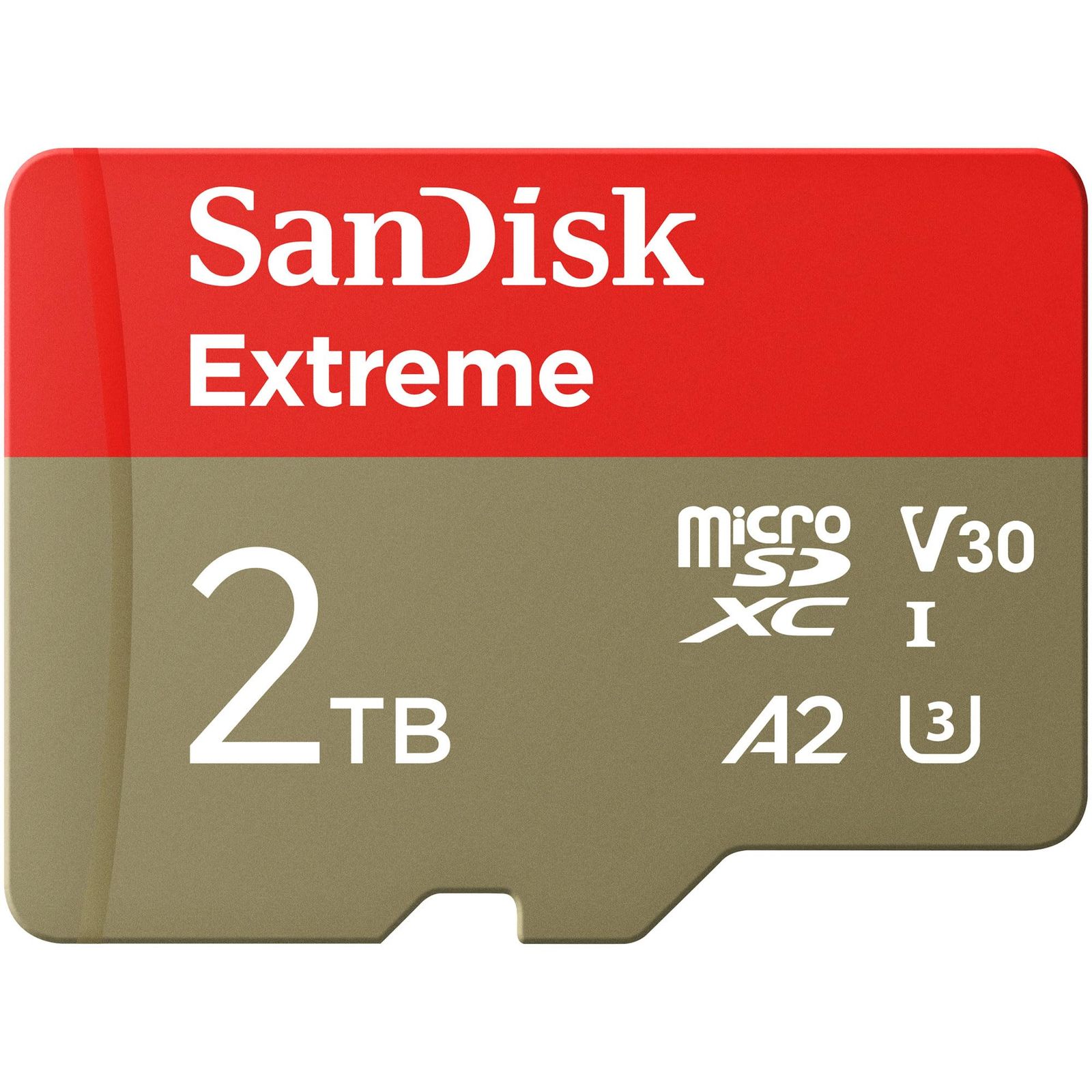 サンディスク SanDisk microSD 2TB UHS-I U3 V30 書込最大140MB s Full HD - 4KExtreme SDSQXAV-2T00-GH3MA 単品 2TB